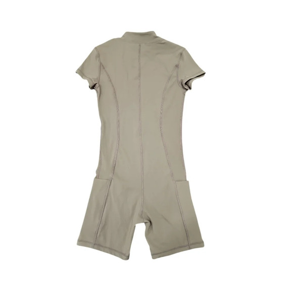 ADANOLA Ultimate Zip Front Pocket Romper - Cocoa Brown UK S,US 4-6 - Picture 8 of 10